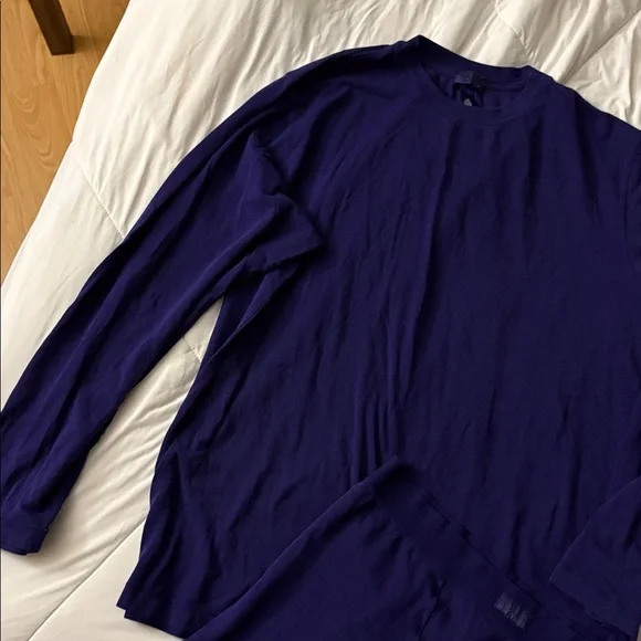 Skims boyfriend boxers & long sleeve tee set - Picture 6 of 9